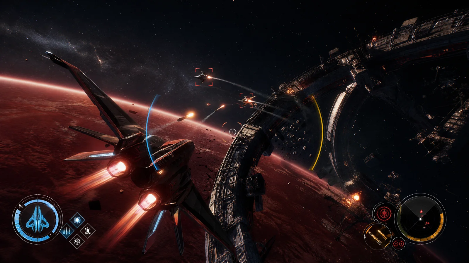 Gameplay hry Červený orbit