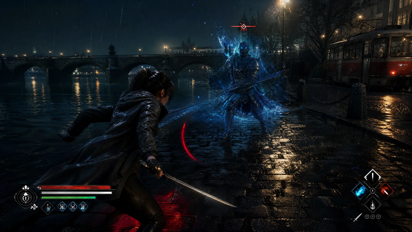 Gameplay hry Stíny Vltavy