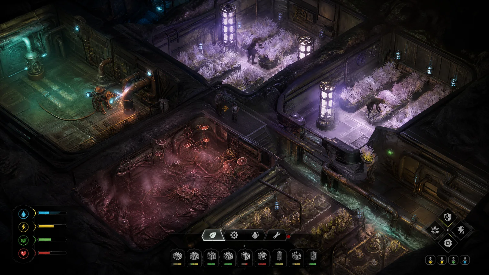 Gameplay hry Zahrada bez slunce